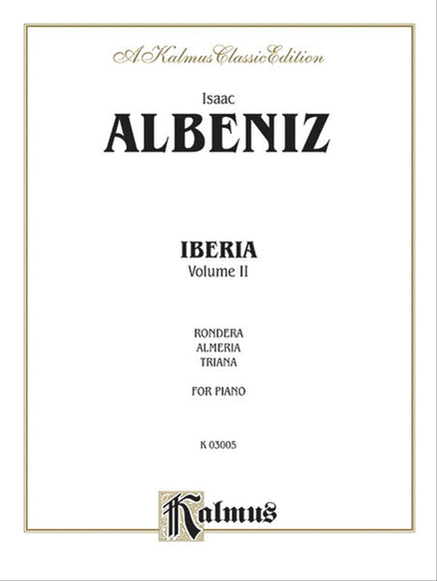 Iberia, Volume 2 Piano Solo scores gallery preview page 1