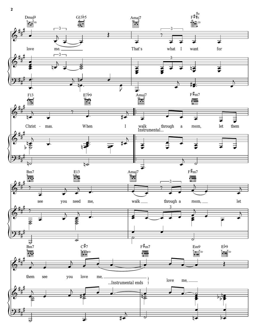 That's What I Want For Christmas Acoustic Guitar scores gallery preview page 2