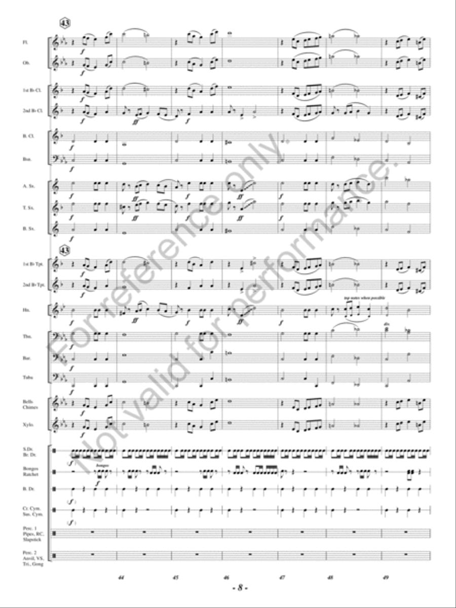 Roller Coaster! Concert Band - Sheet Music page 7