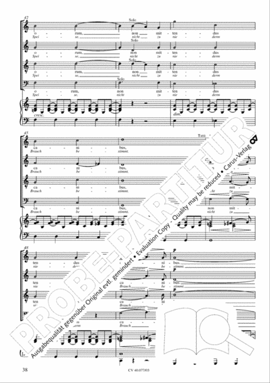 Lauda Sion Lauda Sion 4-Part scores gallery preview page 43