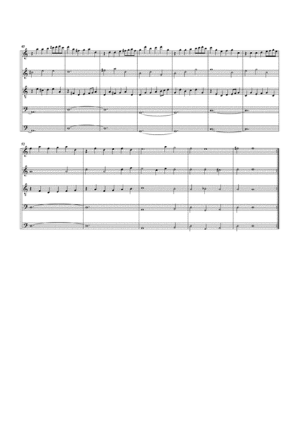Galliard SSWV 46 (arrangement for 5 recorders)