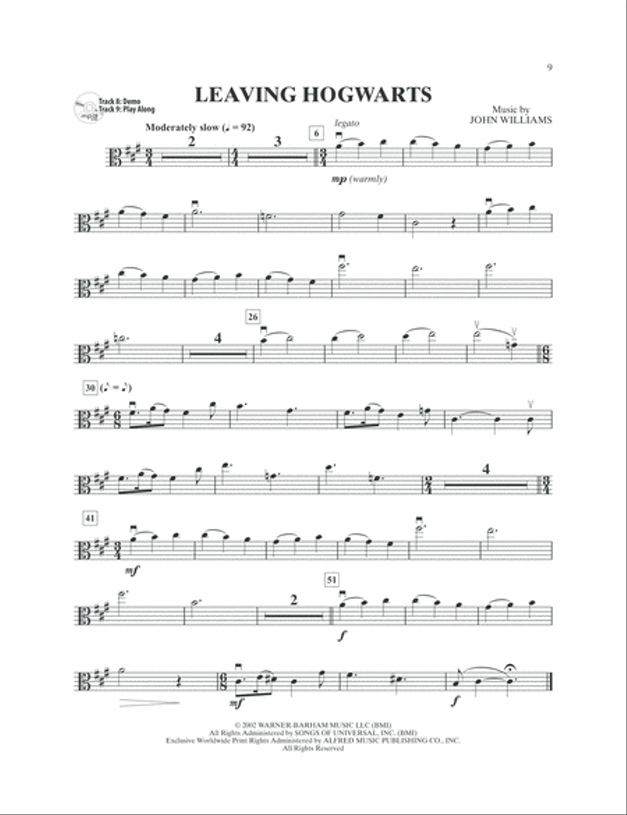 Harry Potter Instrumental Solos for Strings String Orchestra scores gallery preview page 10