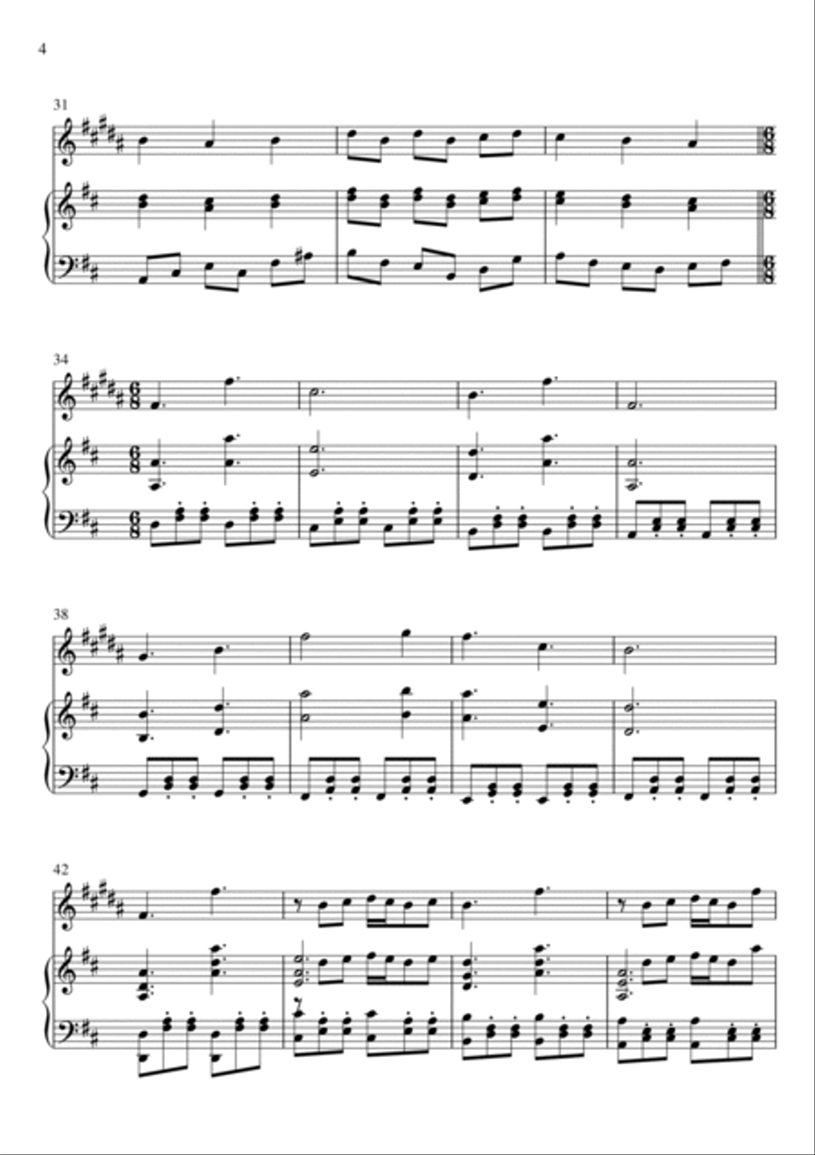 Fallen Down (from Undertale) Small Ensemble scores gallery preview page 4