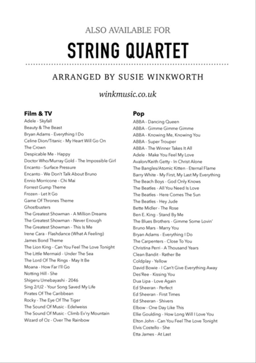 Ghostbusters String Quintet scores gallery preview page 2
