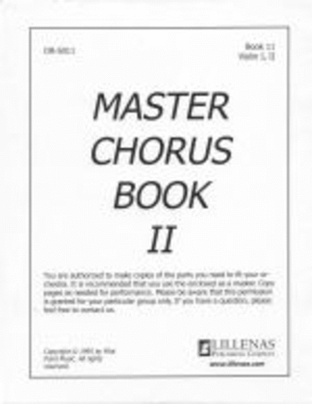 Master Chorus Book II, Orchestration Book 11, Violin I/II