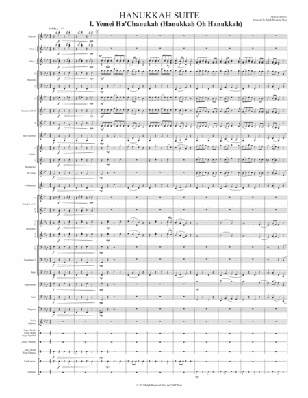 Hanukkah Suite (for Symphonic Winds and Percussion) image number null
