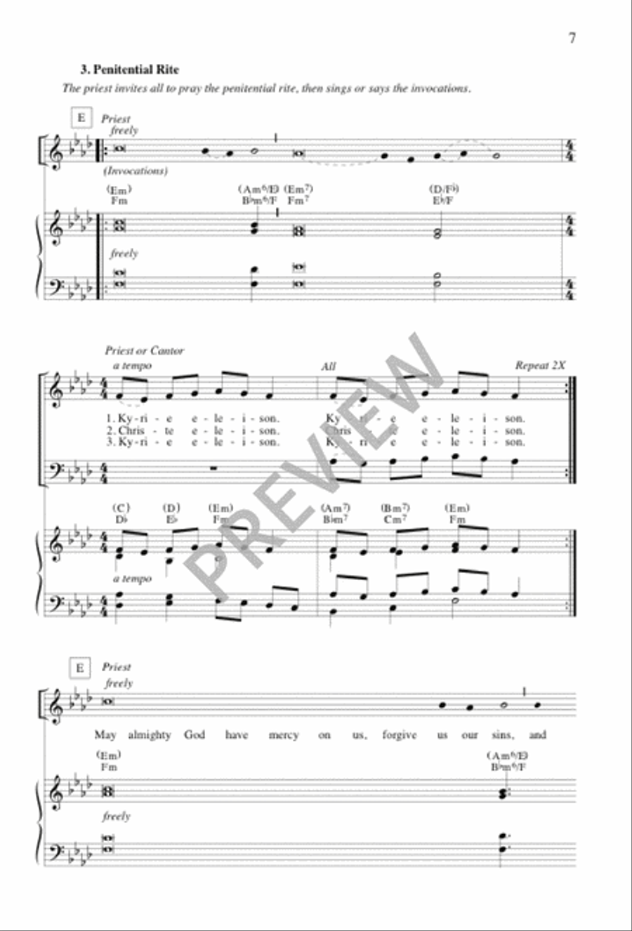 Shepherd Me, O God Shepherd Me, O God 4-Part scores gallery preview page 7