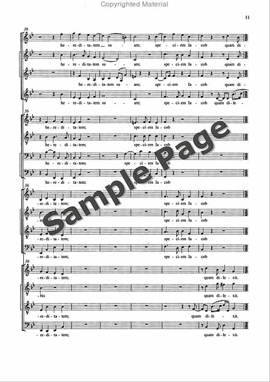 Omnes gentes plaudite Mixed Choir scores gallery preview page 12