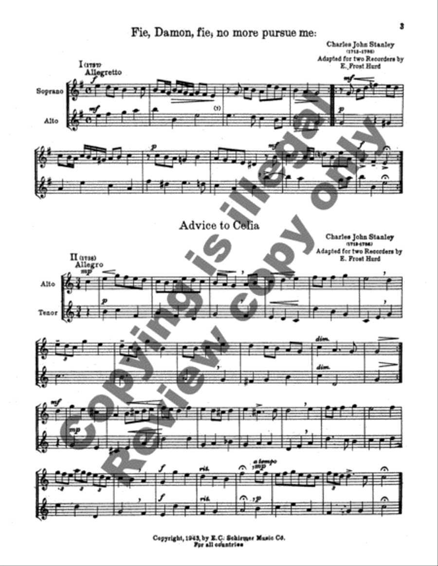 The Gentleman's Magazine: A Decade of Song Woodwind Duet scores gallery preview page 6
