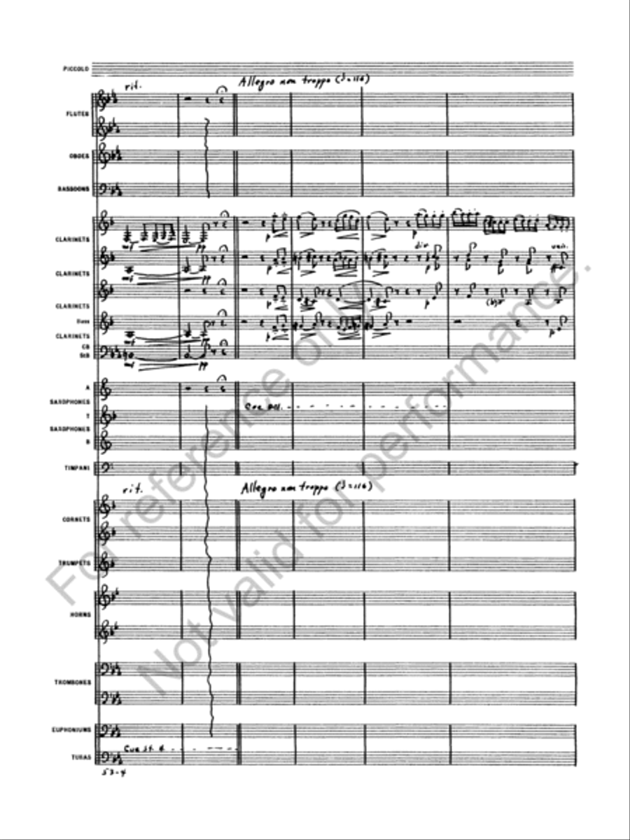 Symphony No. 6 Concert Band scores gallery preview page 6