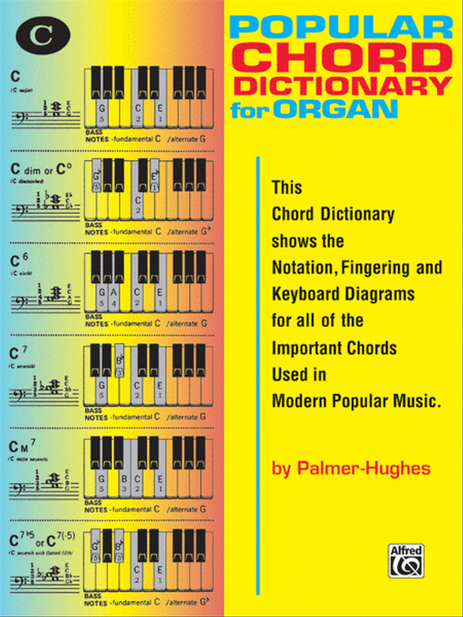 Popular Chord Dictionary for Organ