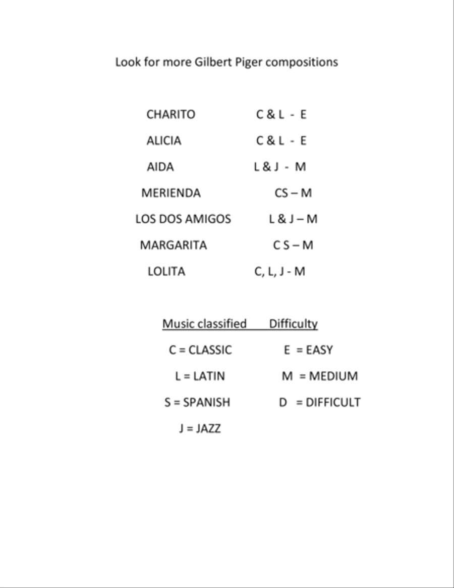 FOR MY LADY Small Ensemble scores gallery preview page 1