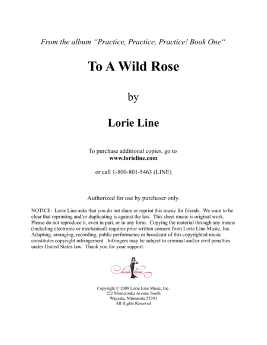 To A Wild Rose - EASY!