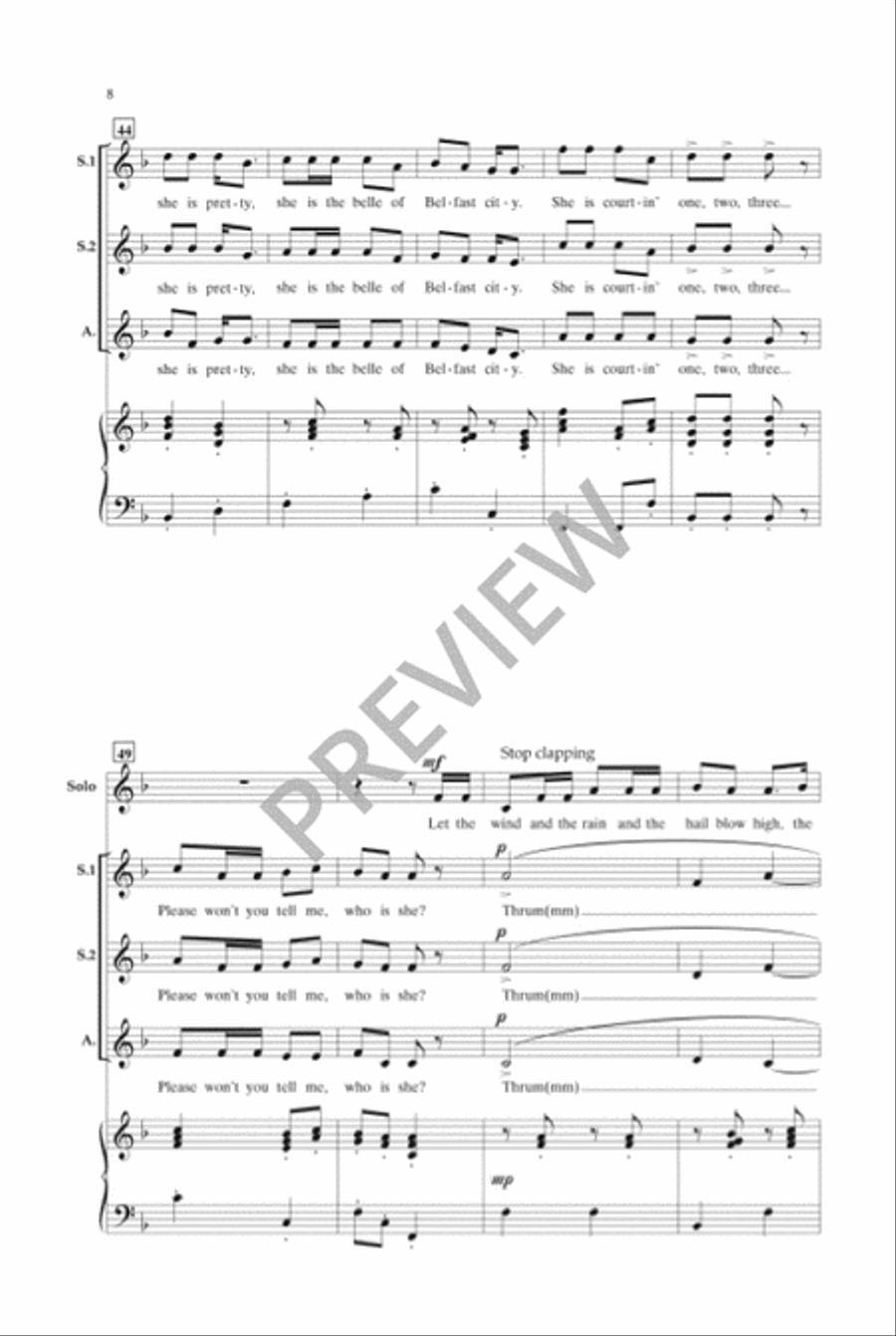 Tell My Ma (SSA) SSA scores gallery preview page 9