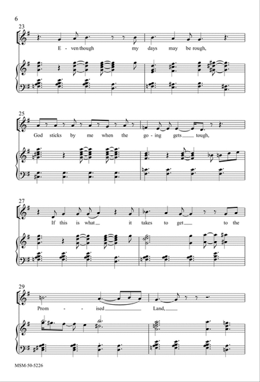 Lord, I Am Grateful 4-Part scores gallery preview page 6