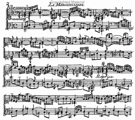 Four Suites for harpsichord - Opus 59 - 1736