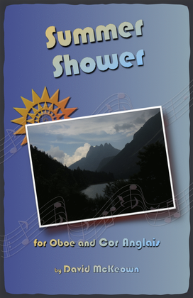 Book cover for Summer Shower for Oboe and Cor Anglais (or English Horn) Duet
