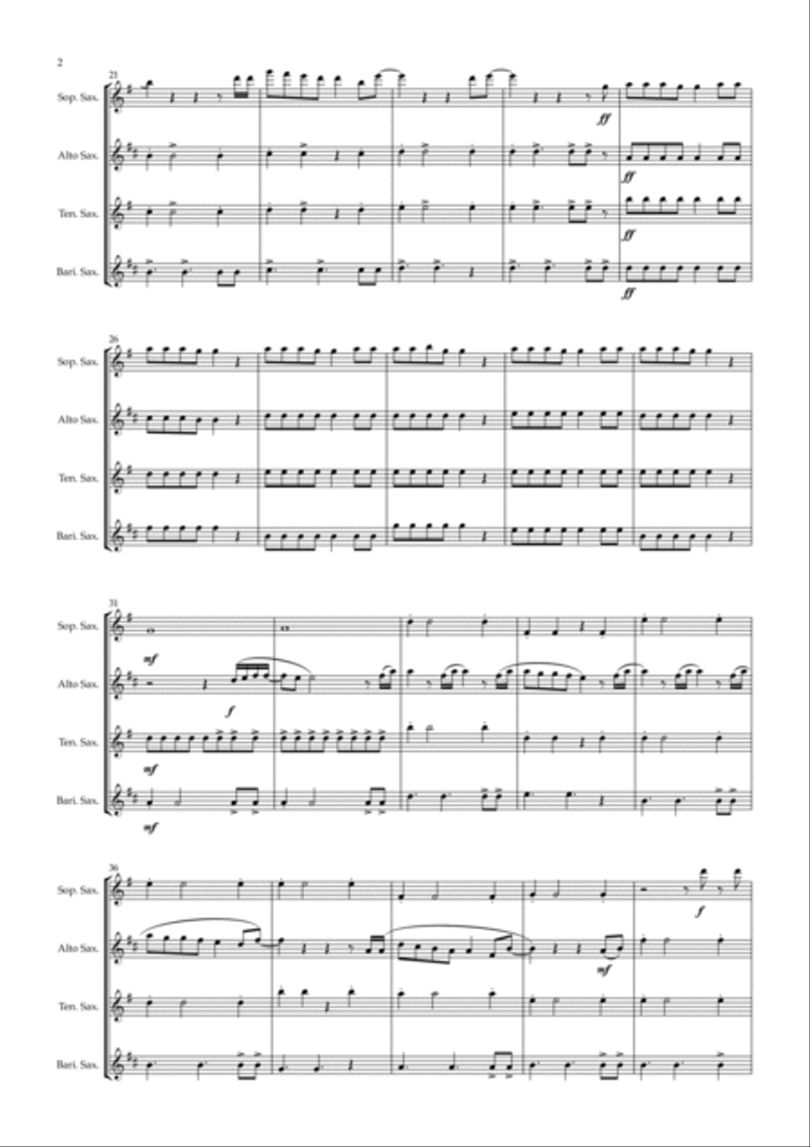 Love Me Like You Do Woodwind Quartet scores gallery preview page 2