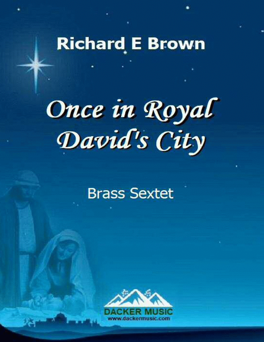Once in Royal David's City - Brass Sextet Brass Ensemble scores gallery preview page 1