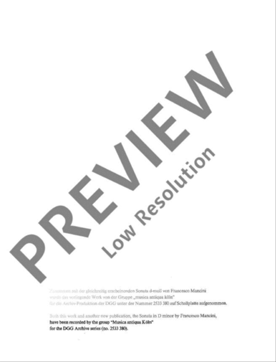 Concerto Bb major Alto Recorder scores gallery preview page 4