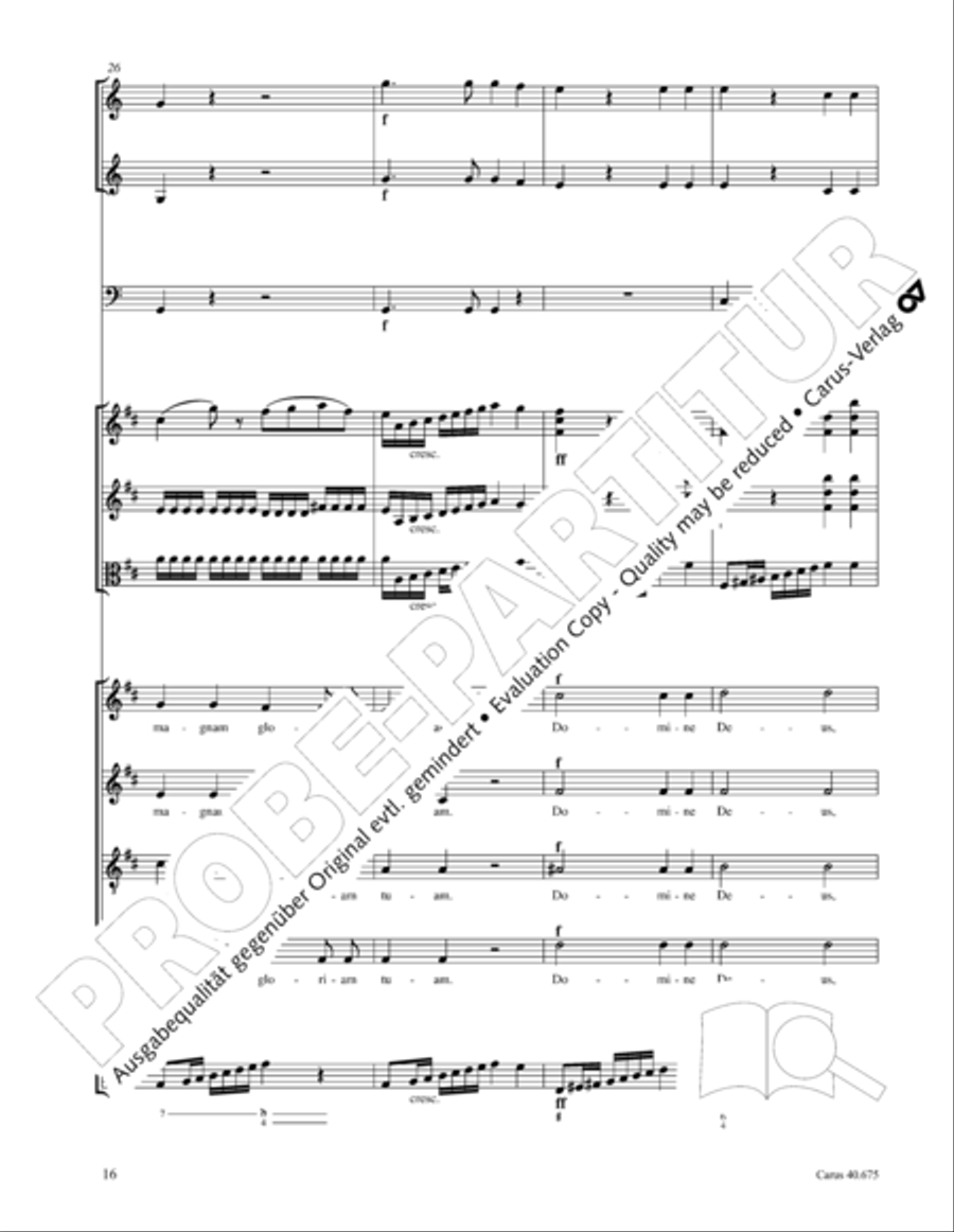 Mass in G Major STB scores gallery preview page 29