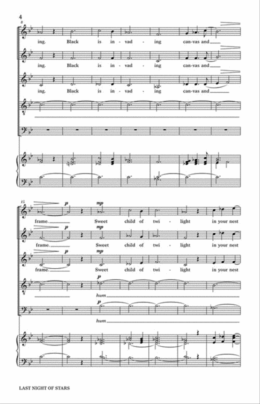 Last Night of Stars Divisi scores gallery preview page 3
