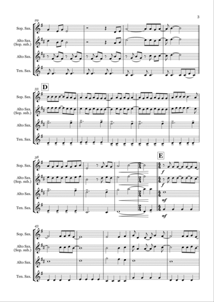 Someone Like You Woodwind Trio scores gallery preview page 3