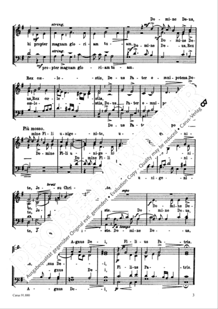 Missa Sine Nomine 4-Part scores gallery preview page 4