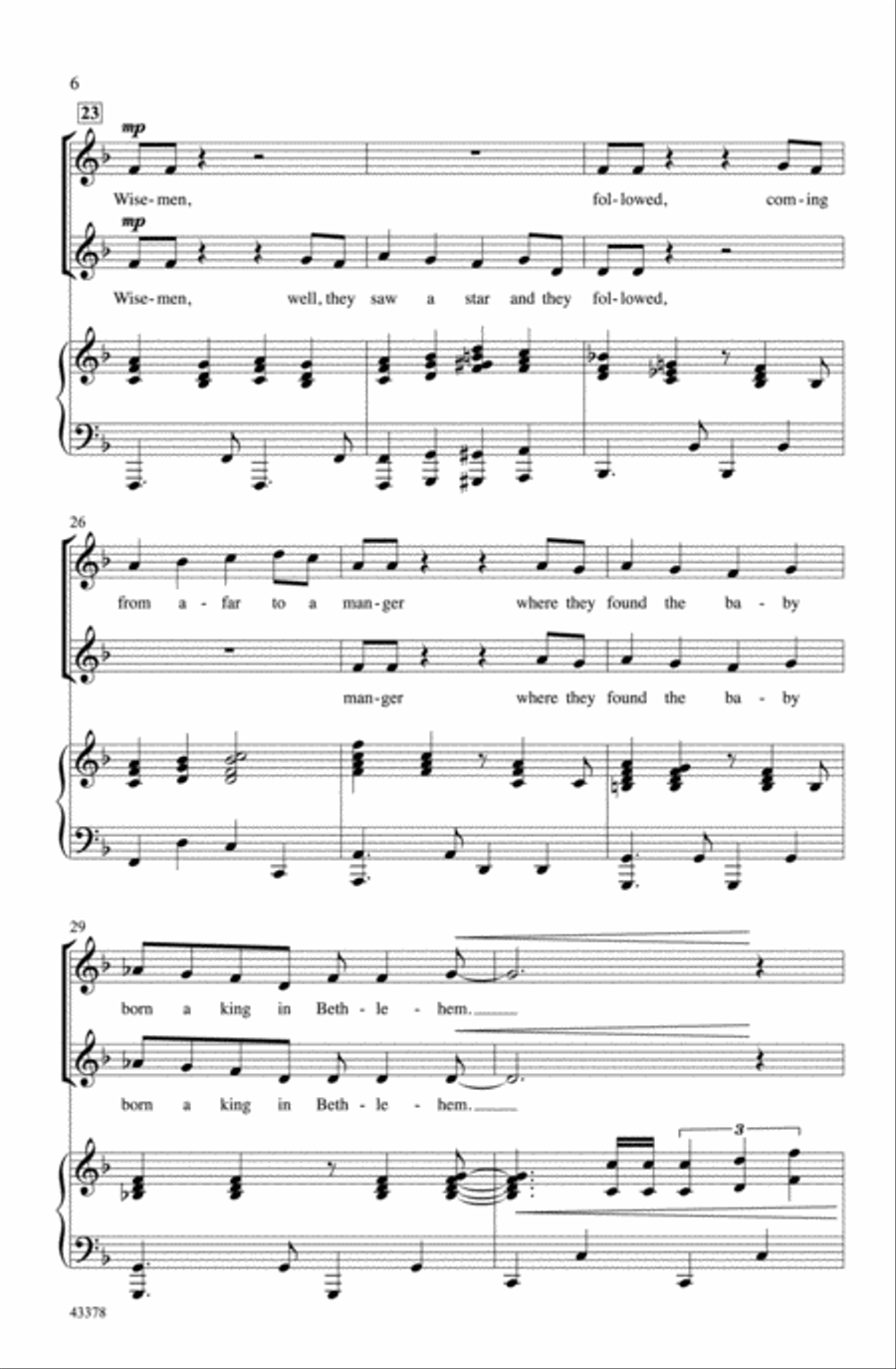 Can You Hear the Angels? Choir scores gallery preview page 5