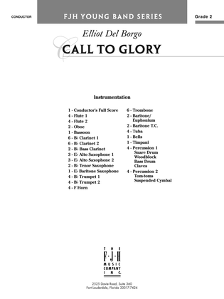 Book cover for Call to Glory: Score