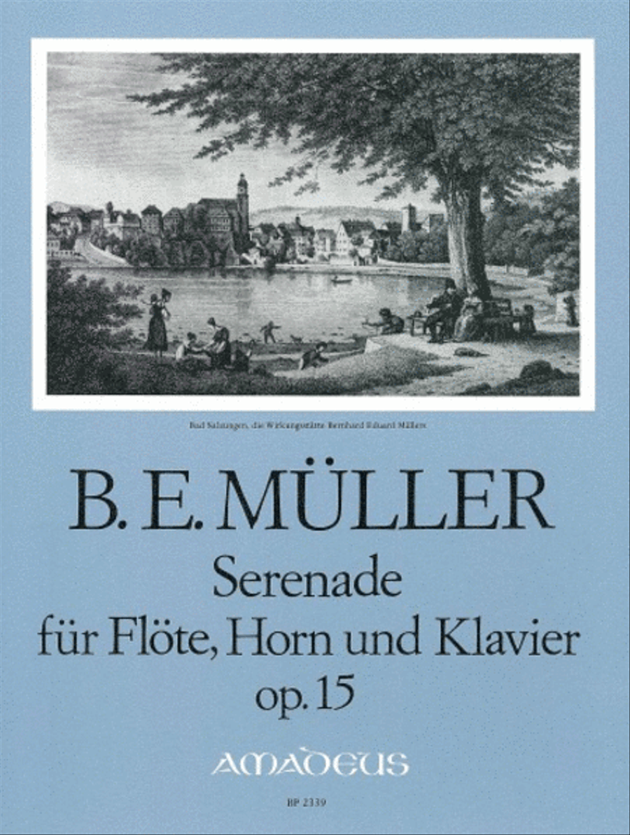 Serenade op. 15 Flute scores gallery preview page 1
