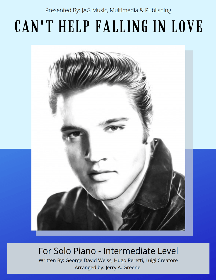 Can't Help Falling In Love Piano Solo scores gallery preview page 1
