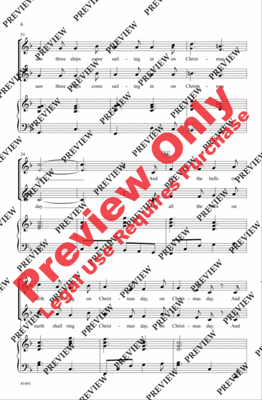 A Wreath of Carols 2-Part scores gallery preview page 5