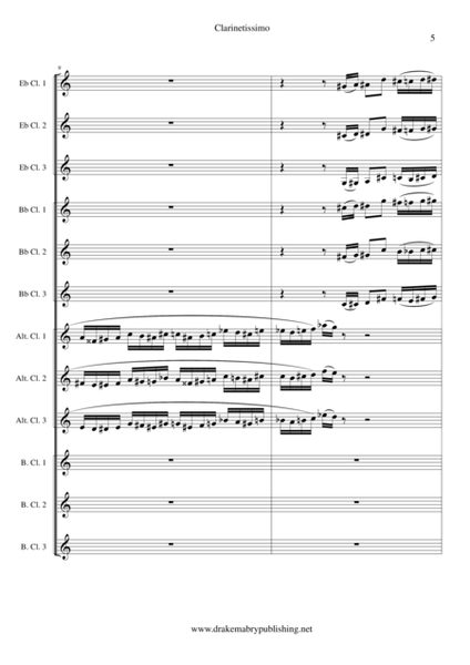 Clarinetissimo (score)
