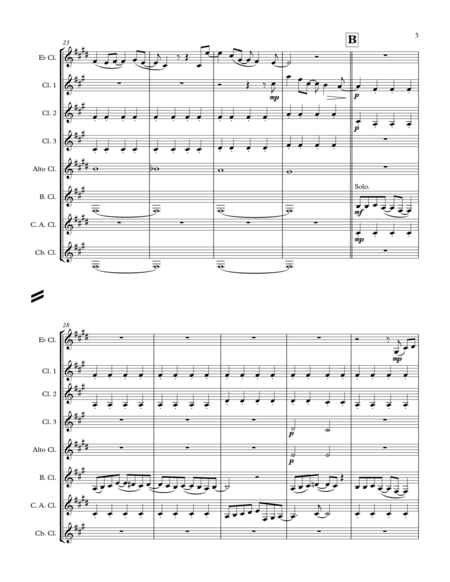 Eleanor Rigby (Clarinet Choir)