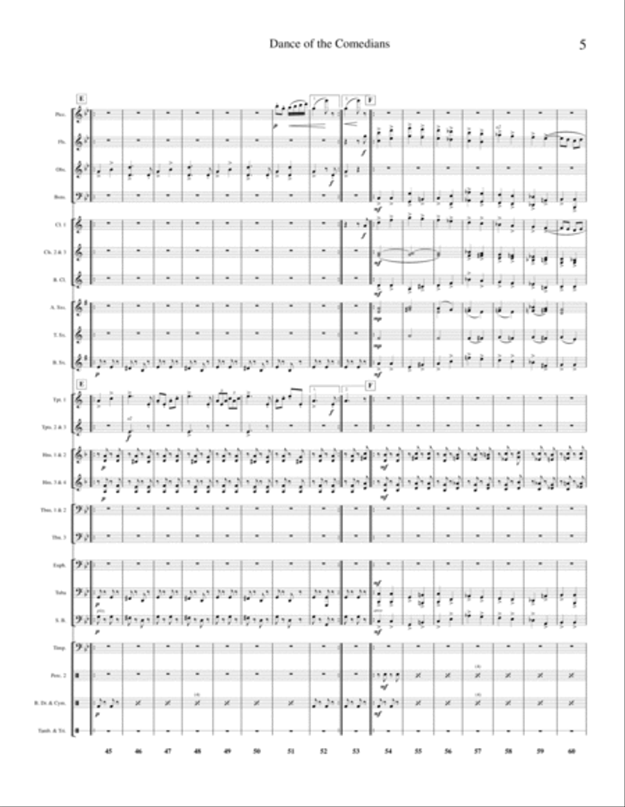 Dance of the Comedians from "The Bartered Bride" (Concert Band Transcription) image number null