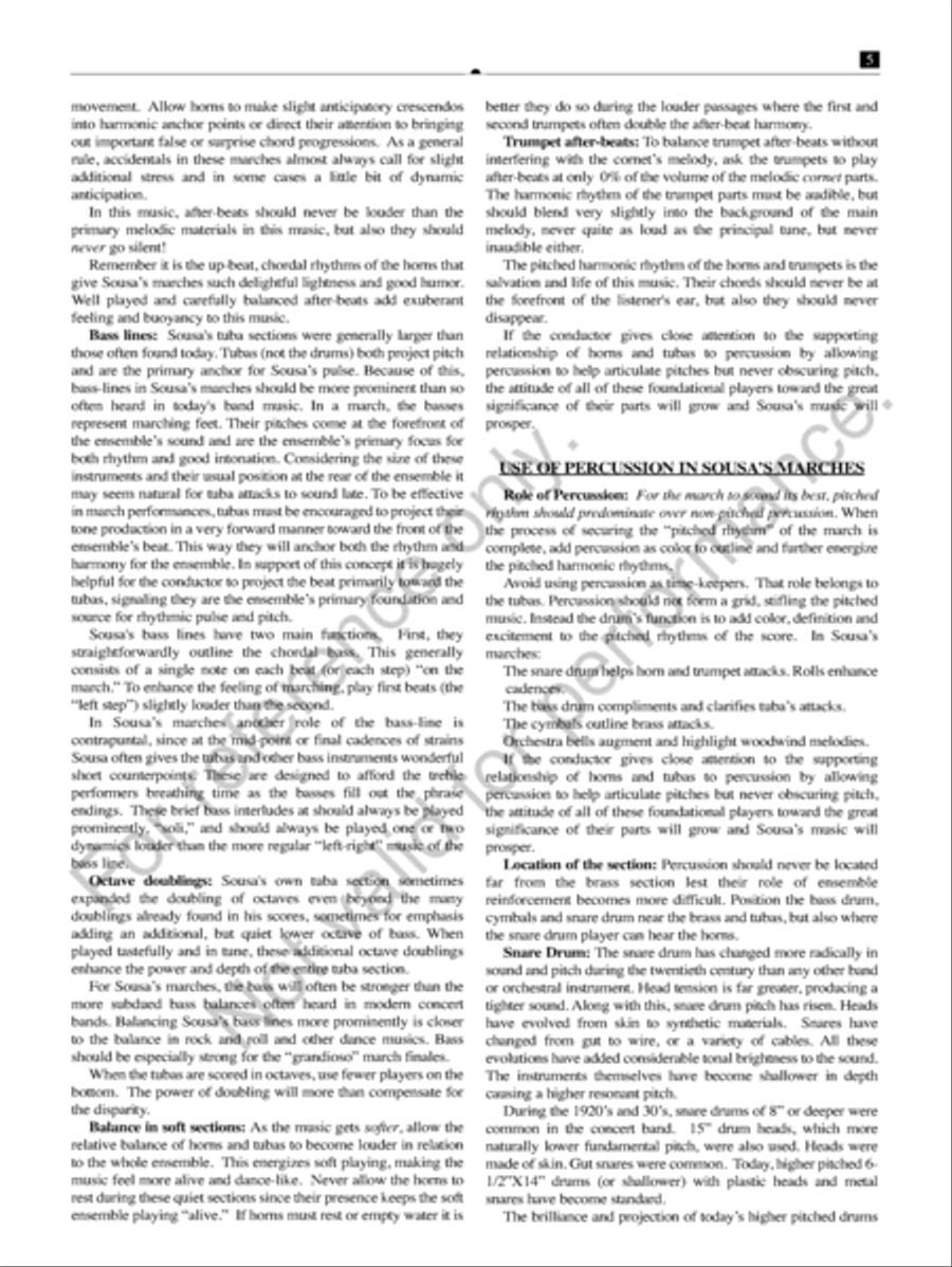 The Charlatan The Charlatan Concert Band scores gallery preview page 6