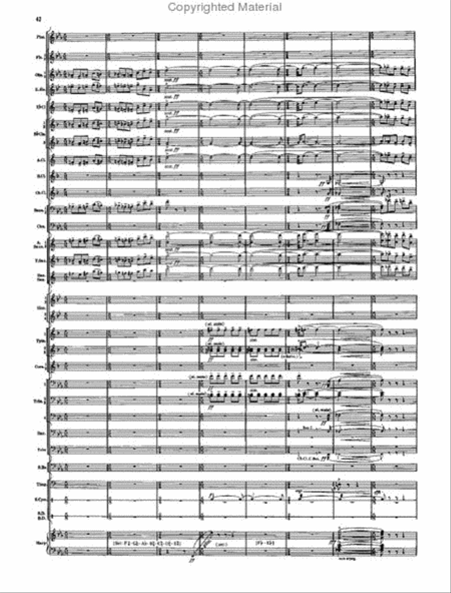 Armenian Dances, Part II Concert Band scores gallery preview page 40