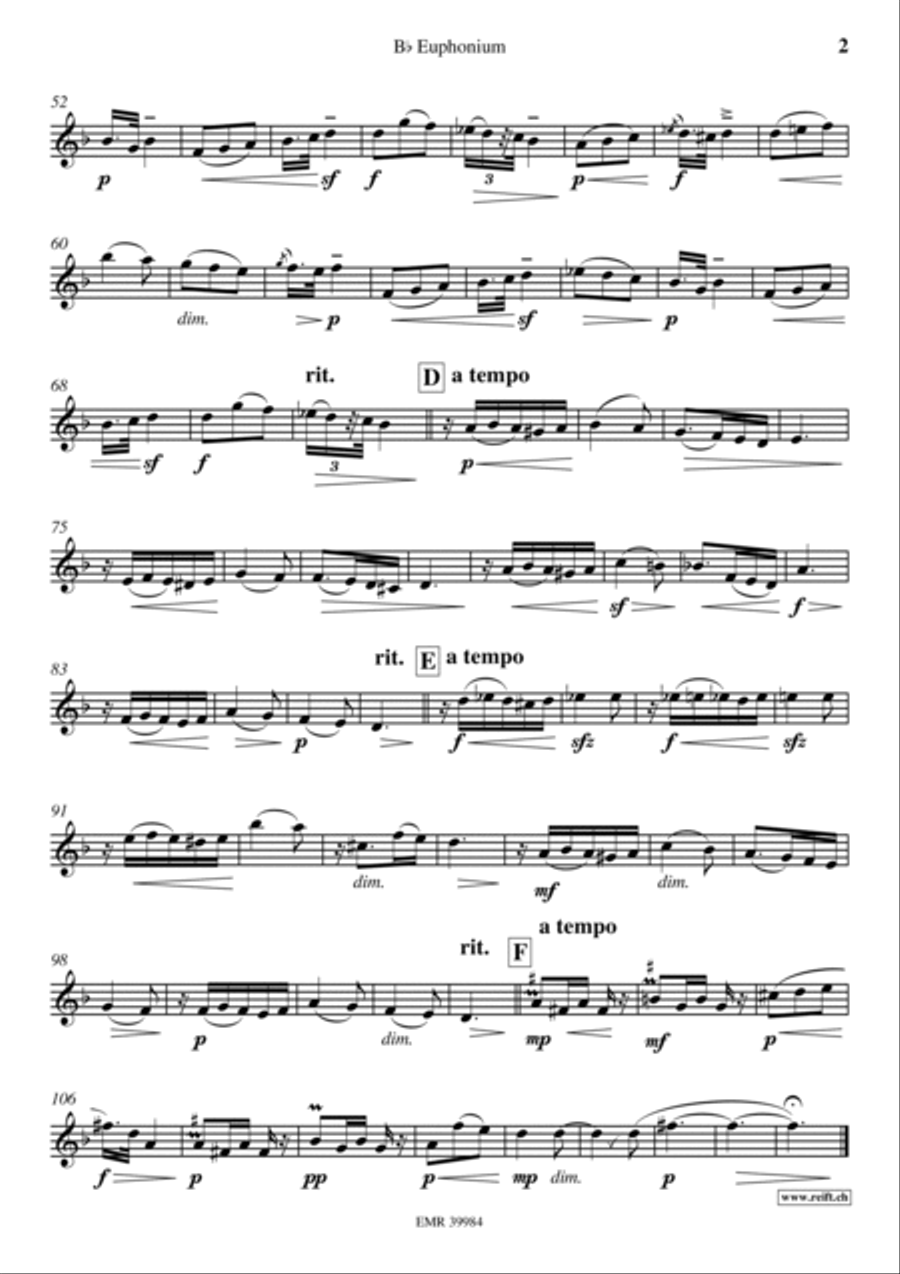 Slawischer Tanz Slawischer Tanz Euphonium scores gallery preview page 3