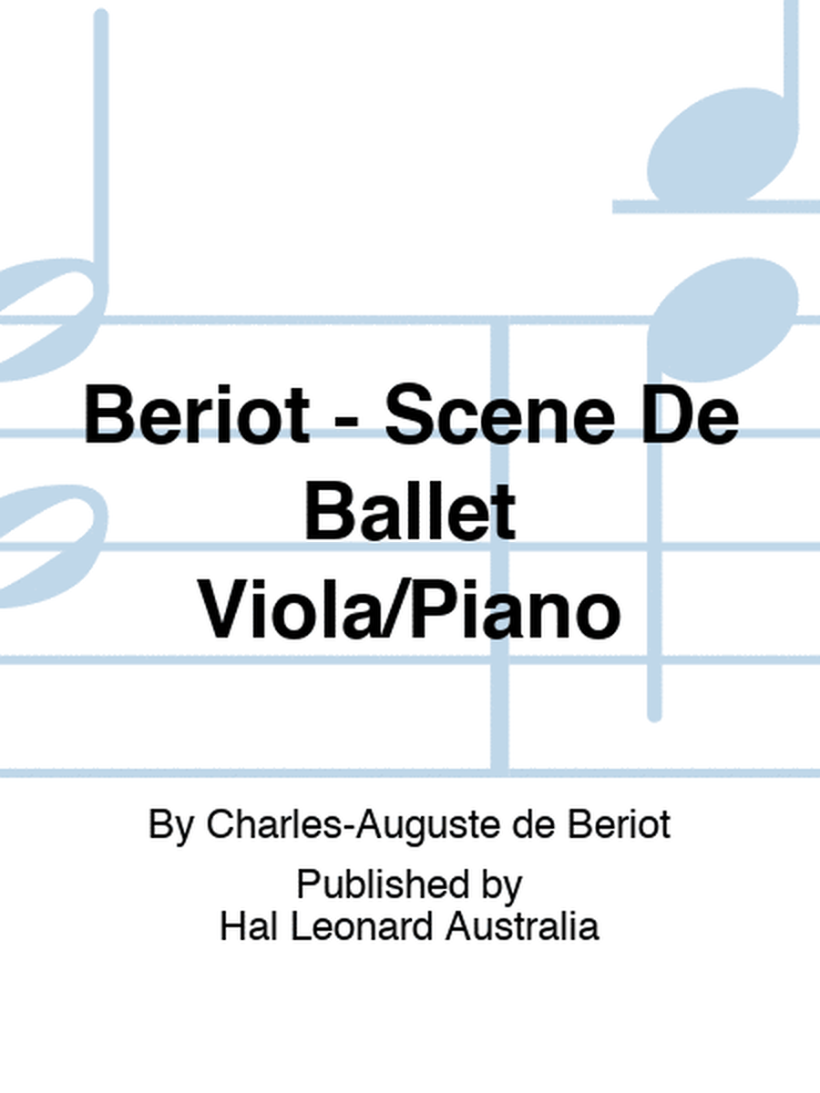 Beriot - Scene De Ballet Viola/Piano