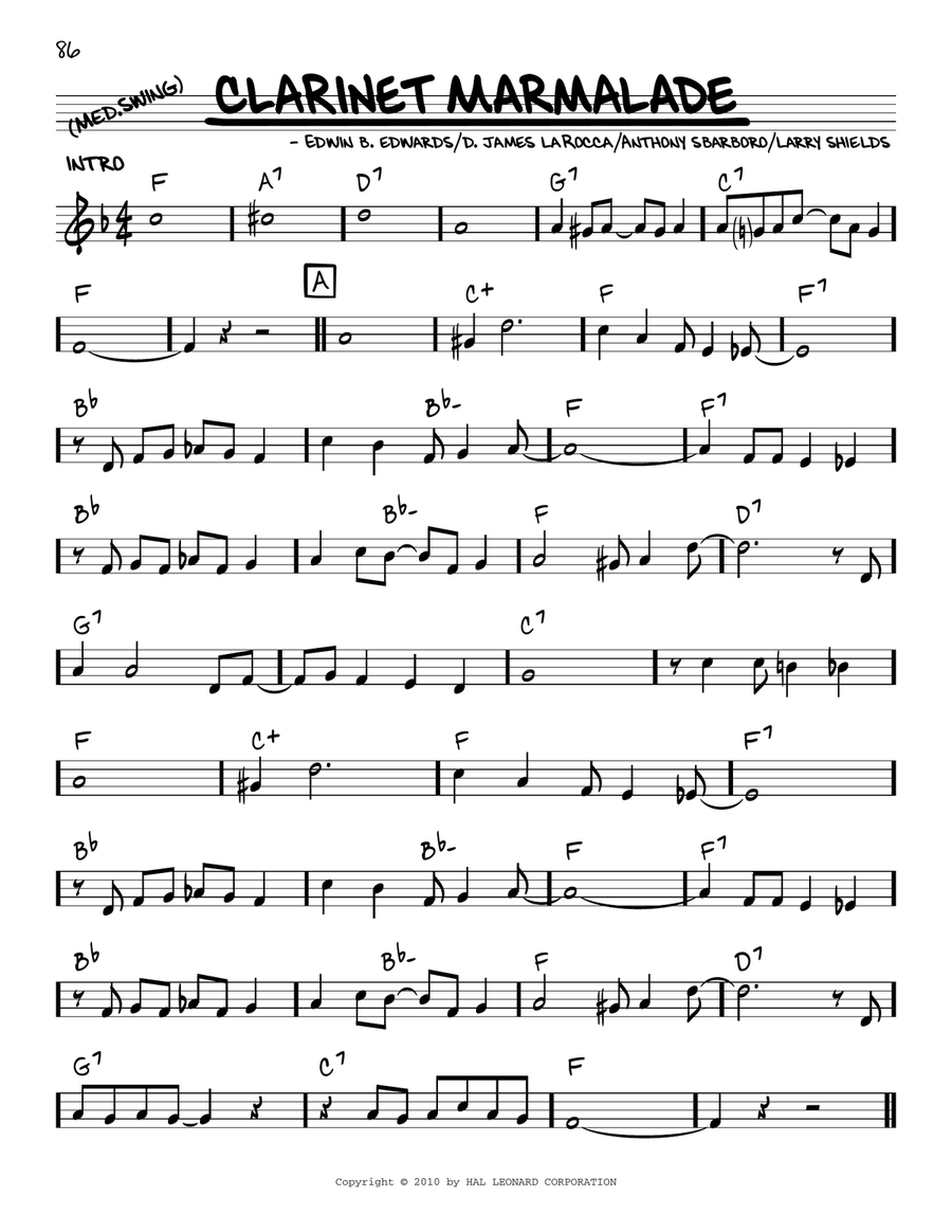 Clarinet Marmalade (arr. Robert Rawlins)