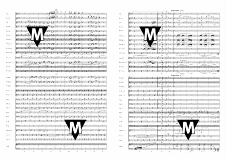 Old Russian Romances Concert Band scores gallery preview page 3
