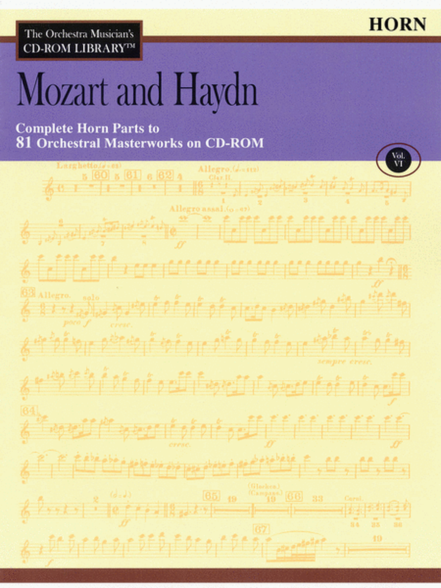 Mozart and Haydn - Volume VI (Horn)