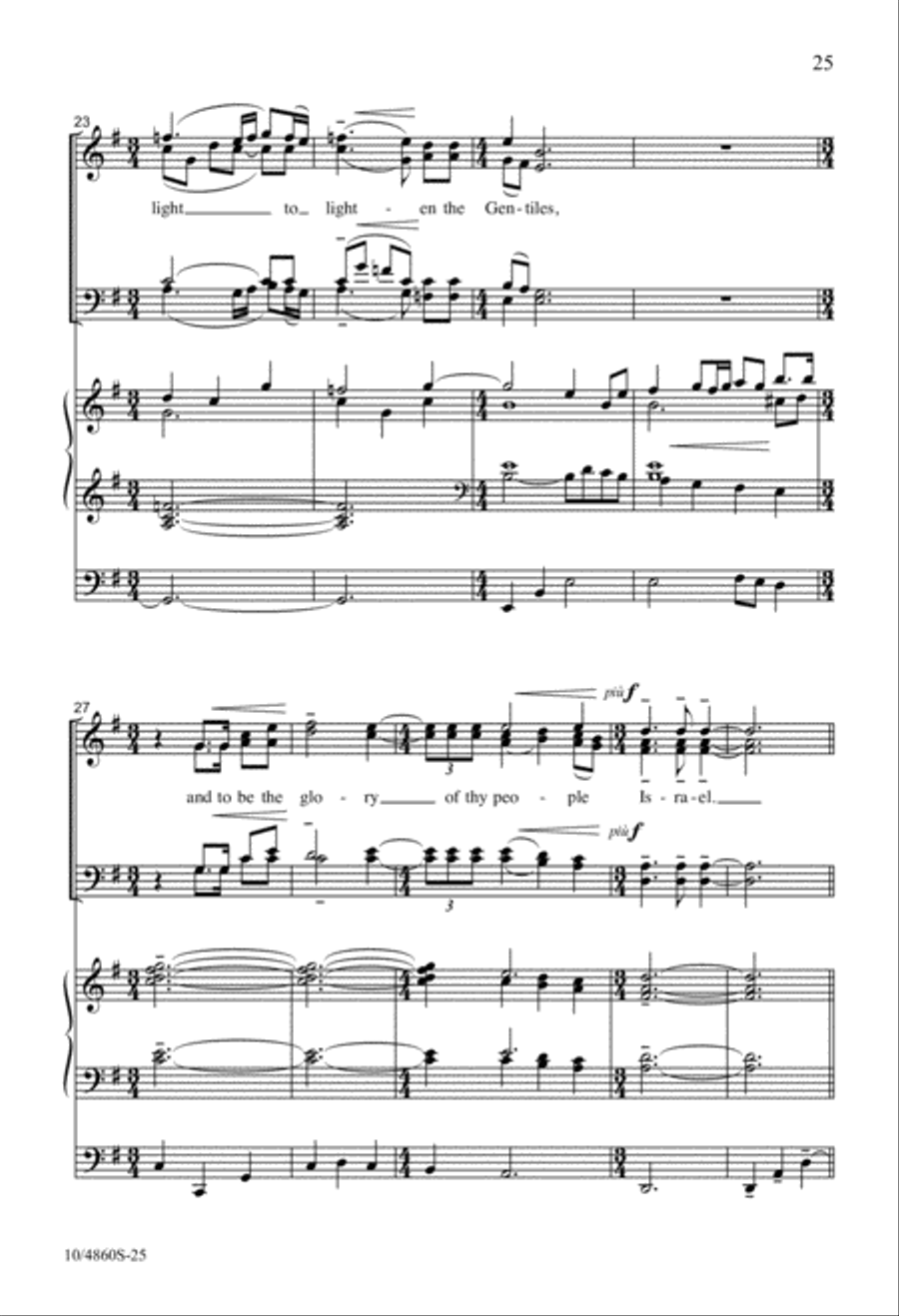 Magnificat and Nunc Dimittis (