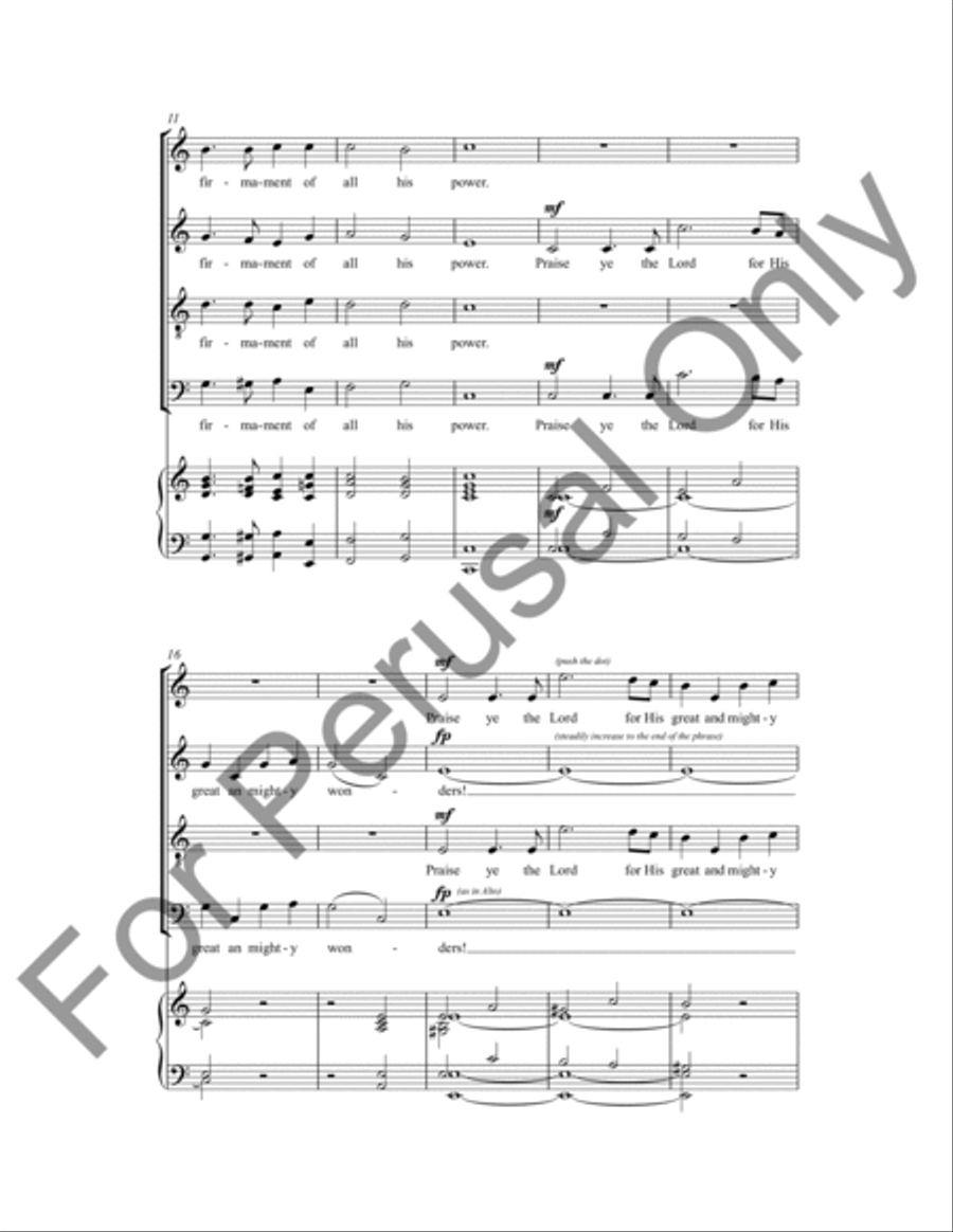 Hallelujah 4-Part scores gallery preview page 4