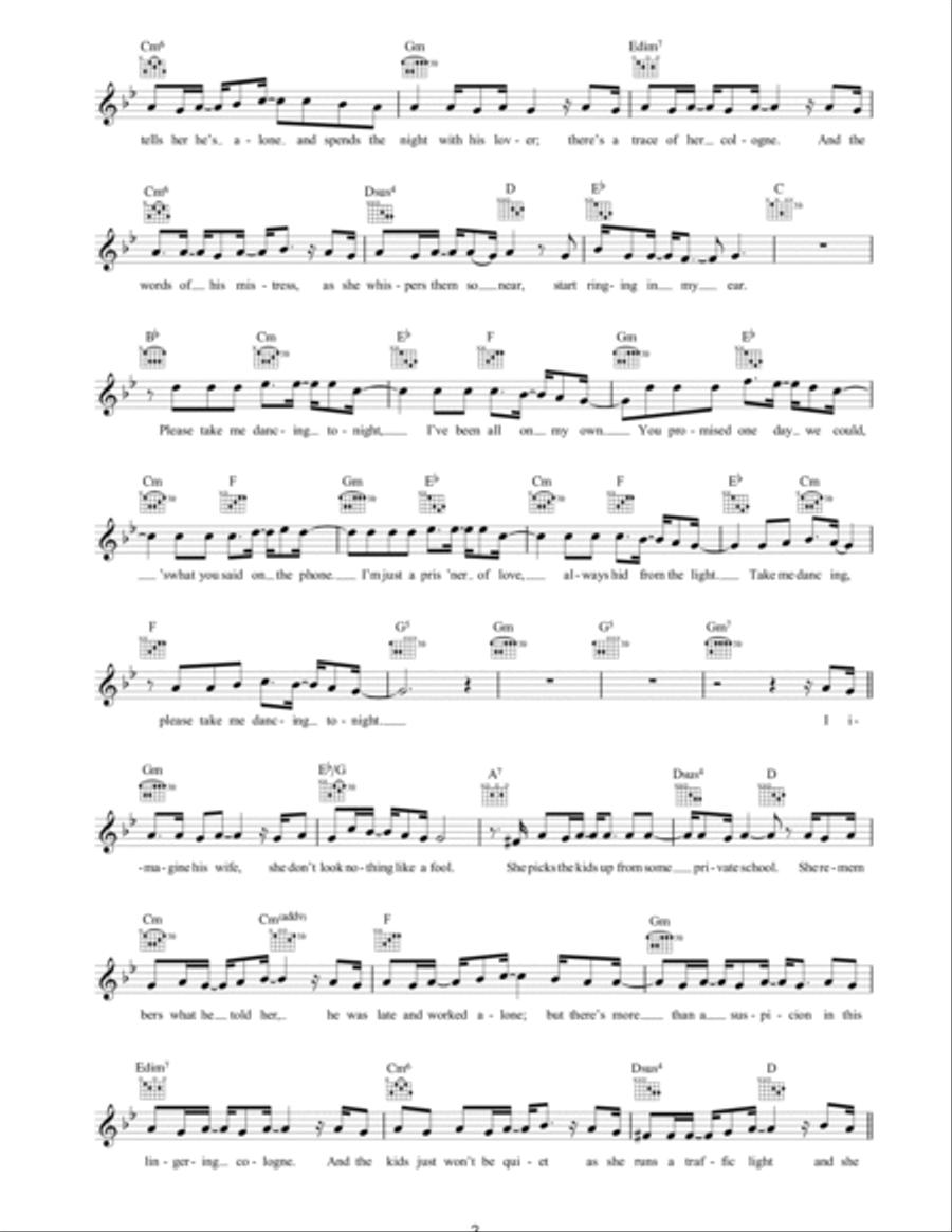 Stolen Car Stolen Car Piano scores gallery preview page 2