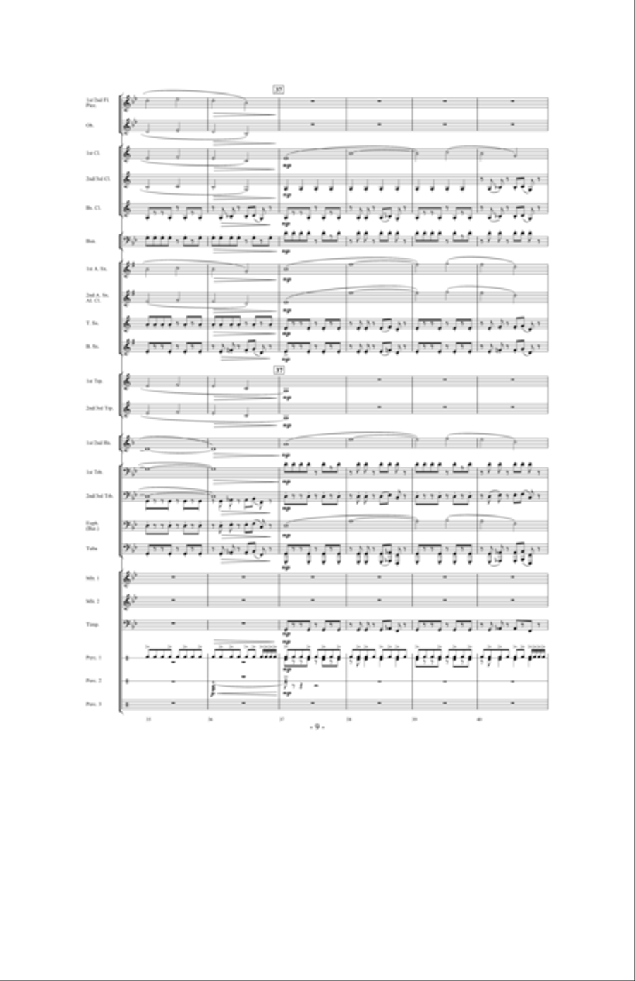 Toward the North Star Toward the North Star Concert Band scores gallery preview page 8