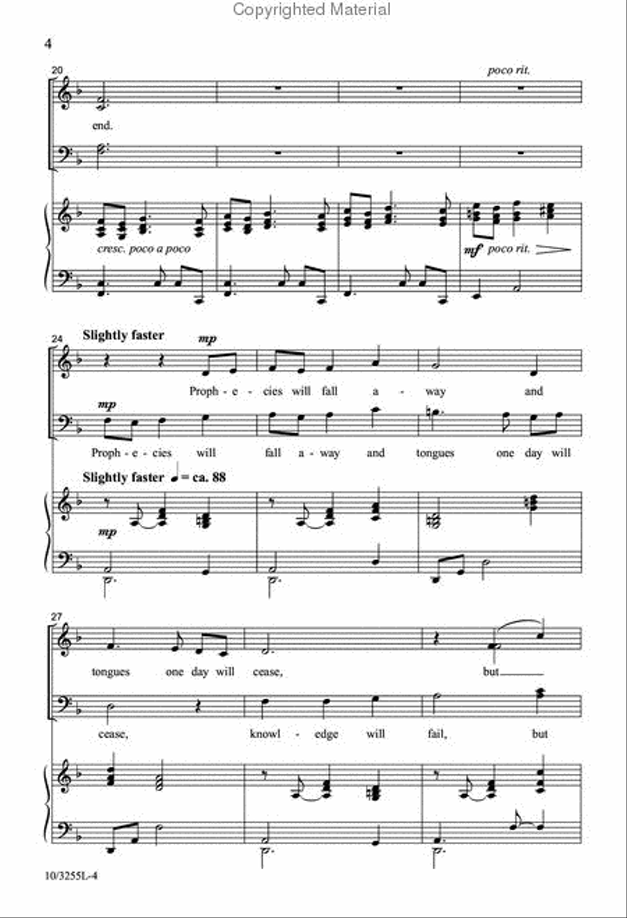 Love Abides Forever Love Abides Forever 4-Part scores gallery preview page 4