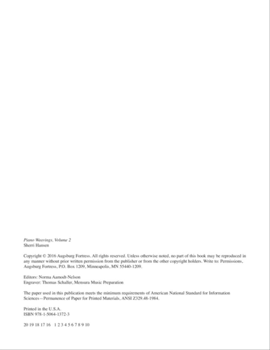 Piano Weavings Volume 2 Piano Solo scores gallery preview page 3