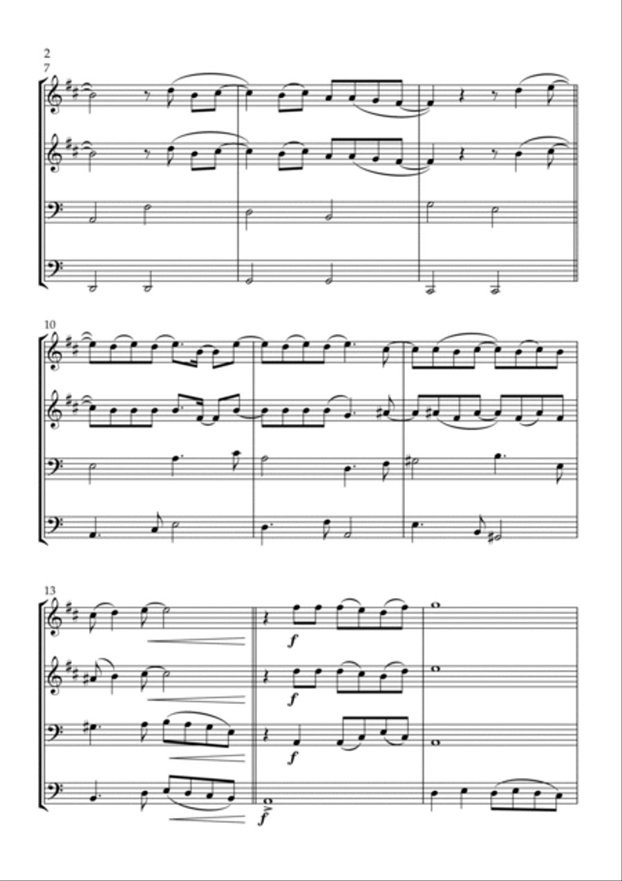 Flowers Trombone scores gallery preview page 2